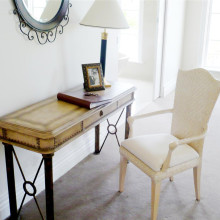 Narrow Table with Chair